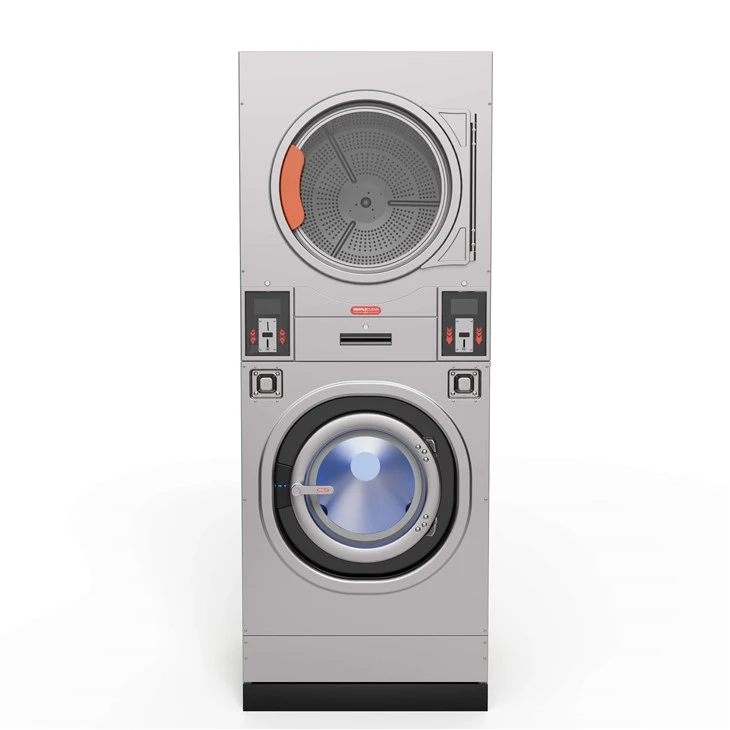 Stack washer dryer